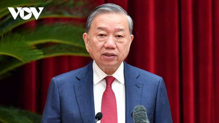 PA ZÊNG XA NAY P'RÁ ÂNG TỔNG BÍ THƯ TÔ LÂM ĐHỊ BÊL TƠƠP BHRỢ HỘI NGHỊ TRUNG ƯƠNG 14 KHÓA XIII