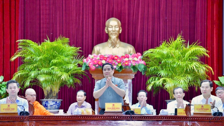 Thủ tướng Phạm Minh Chính tơƀâp bơngai tăh hla tơ̆ plt Cần Thơ