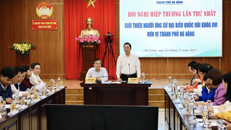 ĐÀ NẴNG: HỘI NGHỊ HIỆP THƯƠNG G’LUH TR’NƠƠP PA CĂH MA NƯIH ỨNG CỬ ĐẠI BIỂU QUỐC HỘI KHÓA XVI, ĐẠI BIỂU HĐND THÀNH PHỐ NHIỆM KỲ 2026 – 2031