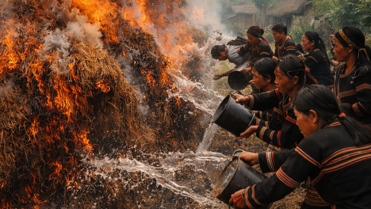  Njrăng n’gang rtoh ŭnh sa- Mât răm khay năm mhe