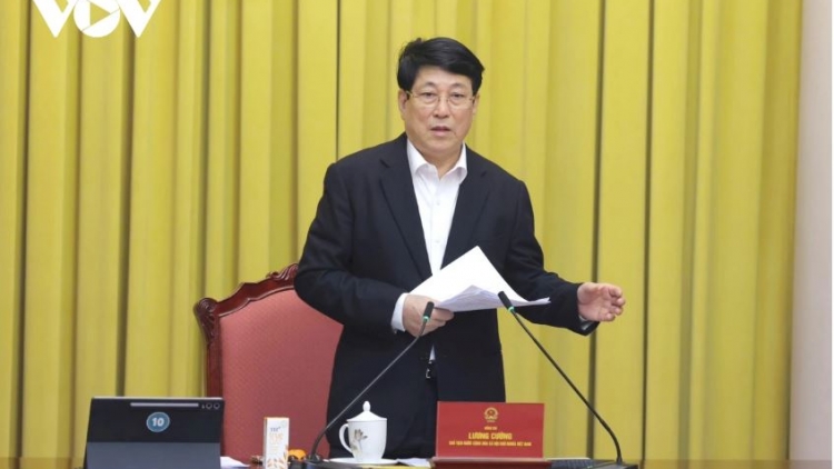 Kruanh dak Lương Cường pah kan  mpeh nău leo ƀư Tết Nguyên đán Bính Ngọ 2026.