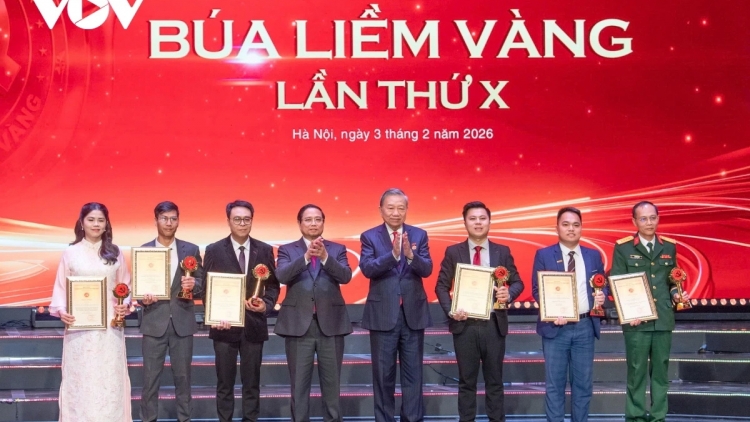 TỔNG BÍ THƯ TÔ LÂM PÂH G’LUH HƠNH DEH BÍ THƯ CHI BỘ BHRIÊL CHOOM BHLÂNG LÂNG PA ĐƠP CH’NER BÚA LIỀM VÀNG G’LUH X C’MOO 2025