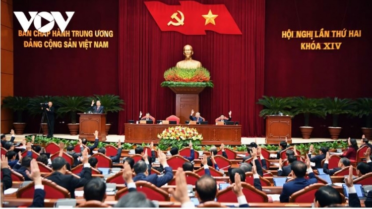 Ntơm pơk rgum lĕ rngôch Tâm nchră tâl 2 Ban Chấp hành Trung ương Đảng khóa XIV