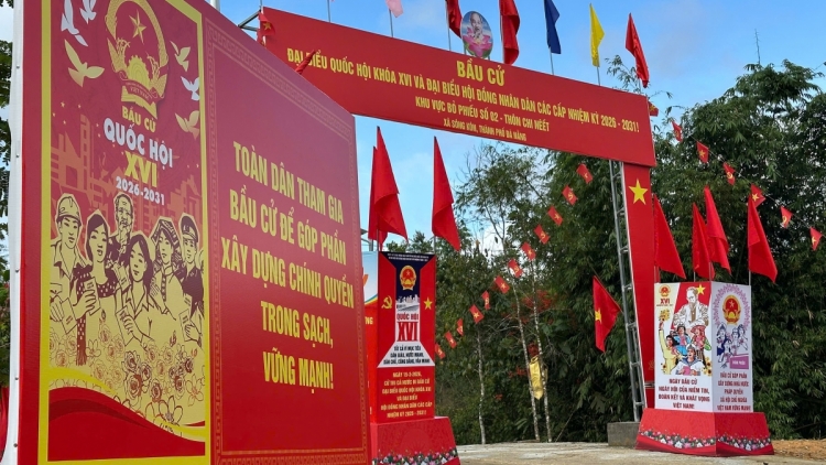 CỜ BHRÔÔNG PRANG DA DING CA COONG, HƠNH DEH T'NGAY BẦU CỬ