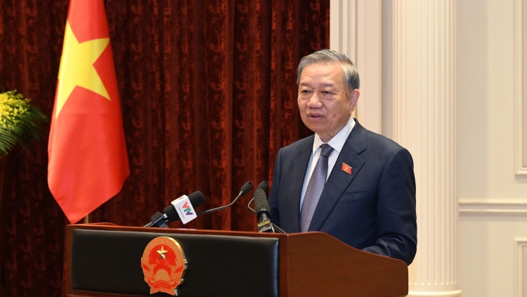 Tổng Bí thư, Kơdră teh đak bơ̆n Tô Lâm tơƀơ̆p rim bơngai kon kông jang tang măt ăn Kuô̆k hô̆i 