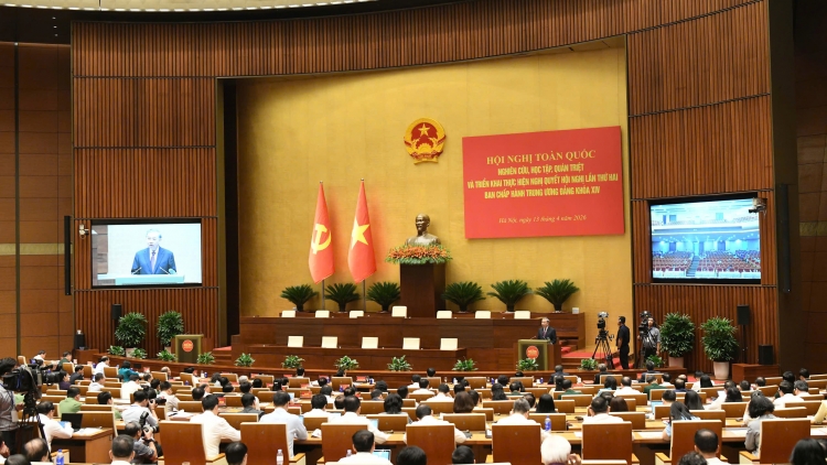 Tổng Bí thư, Kruanh dak Tô Lâm rđău đă đăm gĭt Nghị quyết Trung ương 2 