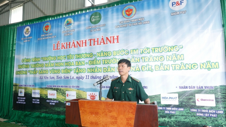 Chung tay cải thiện điều kiện học tập và đời sống cho trẻ em, người dân biên giới Sơn La