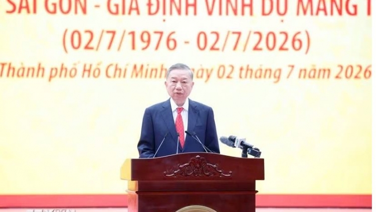 Lêh tơbăt 50 sơnăm pơlei tơm Sài Gòn - Gia Định iŏk hơnăn Kơdră Hồ Chí Minh 