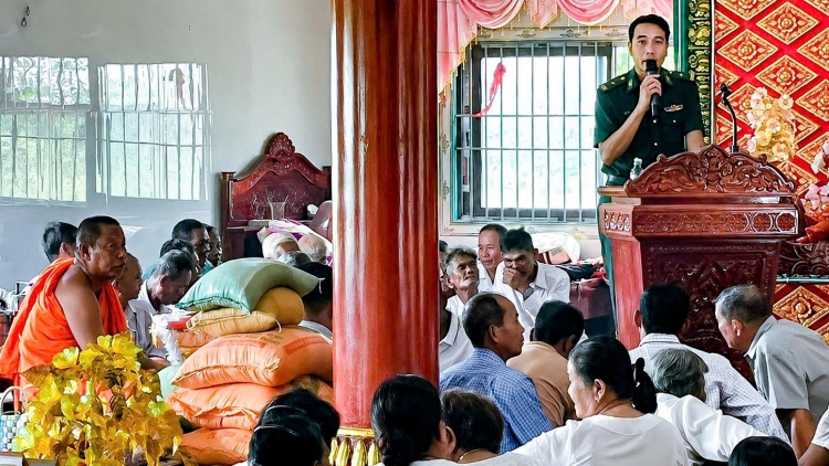 Biên phòng Vĩnh Châu tuyên truyền phòng, chống ma túy cho đồng bào Khmer
