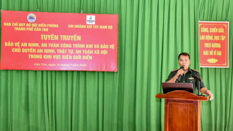 Cần Thơ: Nâng cao nhận thức ngư dân về bảo vệ công trình khí và an ninh biên giới biển