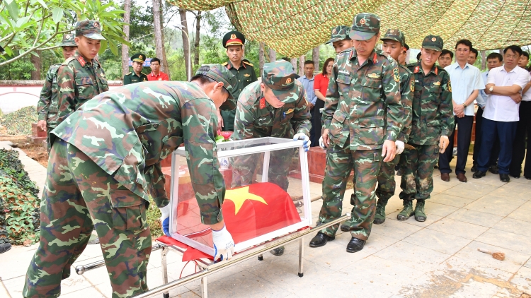 Lai Châu quy tập 47 hài cốt liệt sĩ hy sinh trong trận đánh năm 1951