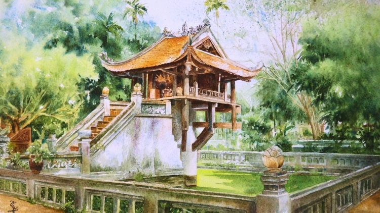 Triển lãm “Ngàn năm di sản” trưng bày hơn 120 tác phẩm tại Văn Miếu – Quốc Tử Giám