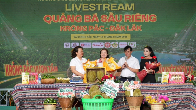 Châ vâ chê 3 rơtal liăn klêi mâu rôh livestream tê tơmeăm a Leh tơbleăng Sầu riêng