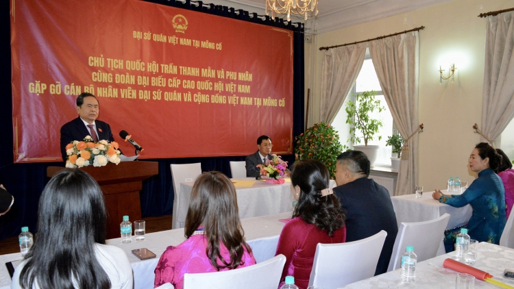 Pôa Trần Thanh Mẫn, Kăn xiâm hnê ngăn Kuô̆k hô̆i tơpui hnê mơhno a rôh trâm mâ kuăn pơlê Việt Nam a Mông Cổ