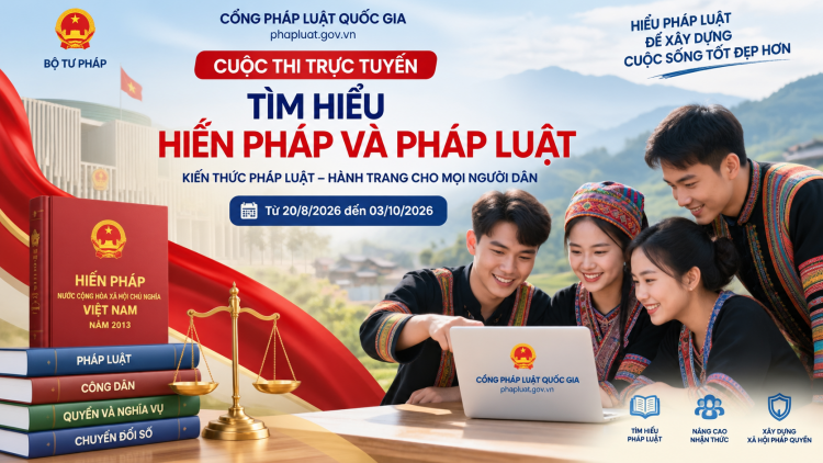 Cuộc thi trực tuyến tìm hiểu Hiến pháp và pháp luật: Người dân tộc thiểu số có giải thưởng riêng