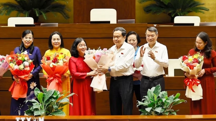 Ồng Lê Minh Hưng, Thủ tướng Chính phủ, ồng Trần Thanh Mẫn, Chủ tịch Quốc hội tìp măt ùr cau ala măt Quốc hội 