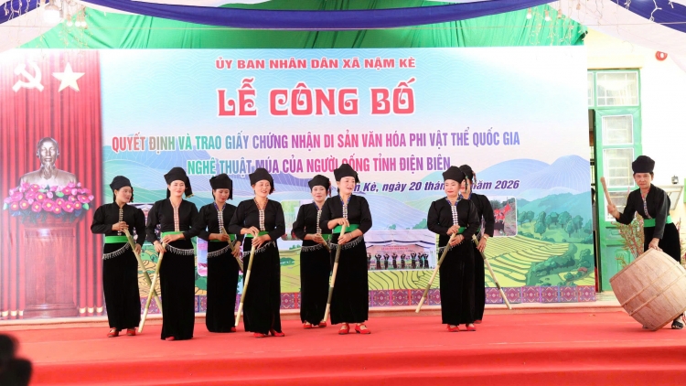 Nghệ thuật múa của người Cống là di sản văn hóa phi vật thể quốc gia