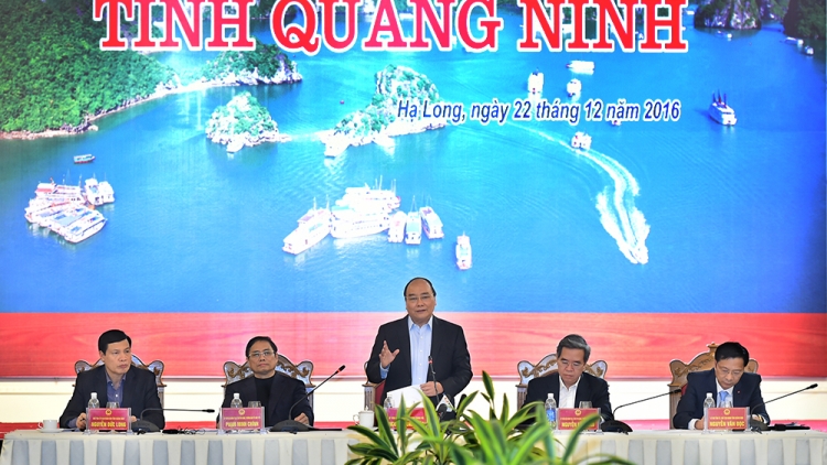 Thủ tướng hơmo Quảng Ninh jing pơm ju\k atok tơ iung mu\k drăm tơring Bắc Bộ