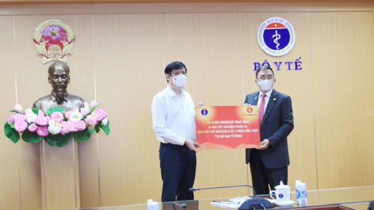 Harei 4/6,  Mintri Y tế hu taduan 30 mac dut iek Covid-19 tapa suak yawa saong pandap dut iek blaoh klaak duh ka 2 trieu mẫu test kayua Tập đoàn Vingroup jao brei yaom abih tih labaih 460 tỷ đồng