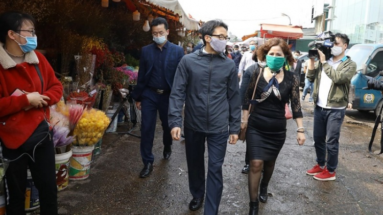 Bier harei kabroi 4/2, di jabat rajaei, Phó Thủ tướng Vũ Đức Đam, akaok mban pato tacei pakat negar pacang caga jit COVID-19 ginum biai online haong Mintri Y tế saong tỉnh Gia Lai ka bruk pacang caga jit dalam tukvak urak ni.