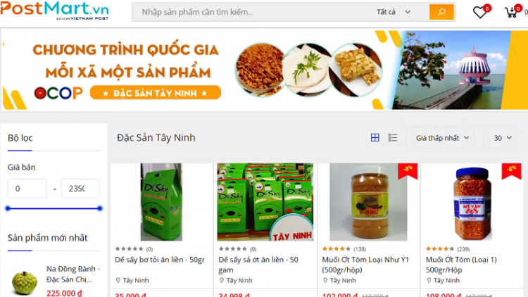 Tay Ninh: Darak pablei salih online peih pablei pandap OCOP