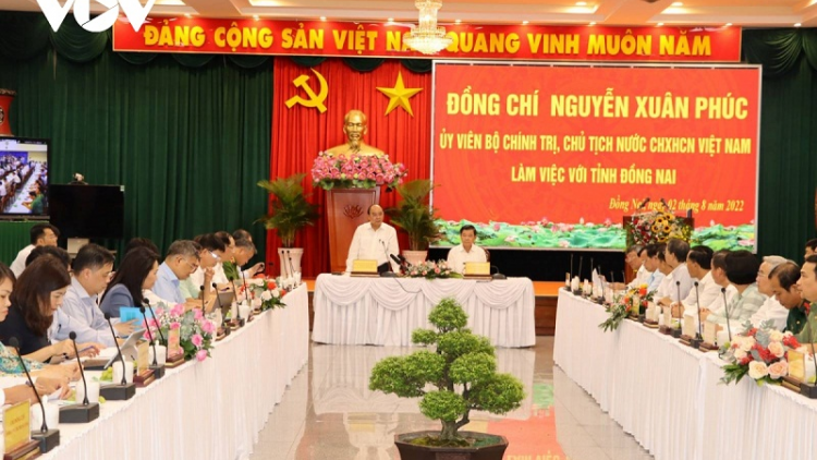 Bier harei 2/8, akaok negar Nguyễn Xuân Phúc hu mbang ngak bruk haong urang par akaok tỉnh Đồng Nai