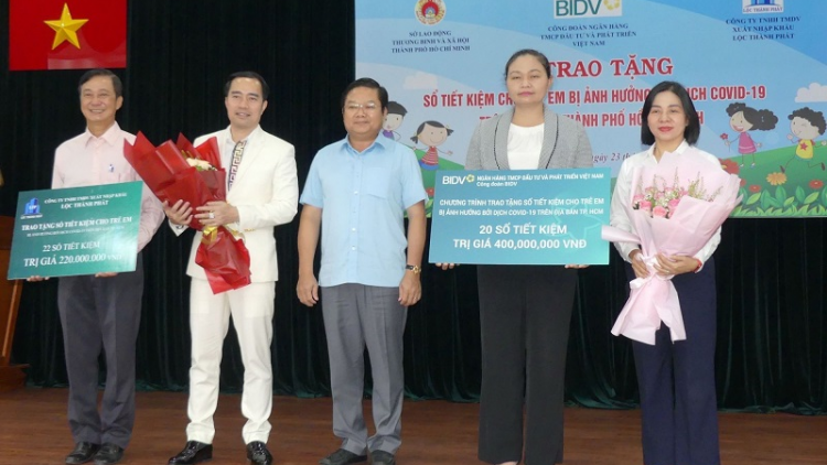 Công đoàn Gilang paraik BIDV pambuak haong Sở LĐTBXH dom tỉnh, ban saong Kapul urang kumei Việt Nam daong ka kamuan matui kayua jit ruak COVID-19 gaok kan kandah ngan haong paok jien abih tih jaik 3 tỷ đồng