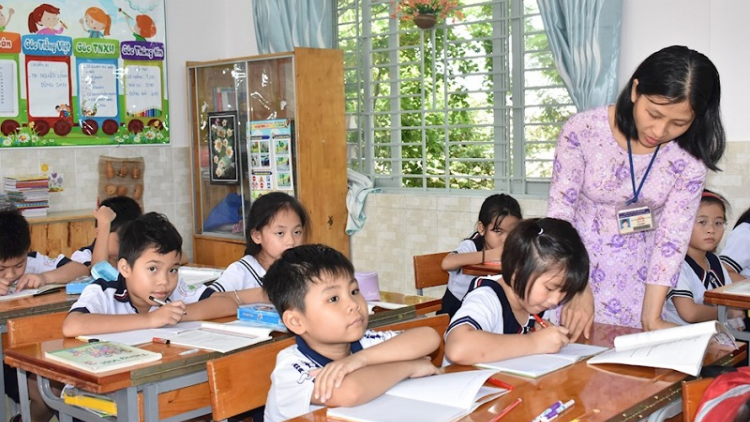 UBND TPHCM hu sarak  patabiak tukvak thun bac 2021 - 2022 ngan haong gah pato pakai mầm non di dalam Ban raya