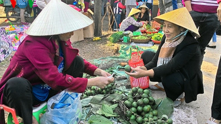 Râu liêm pr’hay văn hoá cóh phiên chợ Tết vel Mỹ Lợi- Thừa Thiên Huế