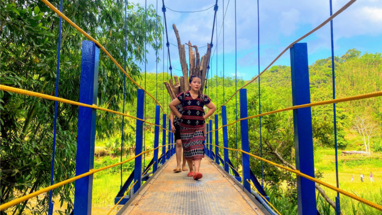 Zung p’rang đơơng rau bhui har tước lâng đhanuôr Cơ Tu