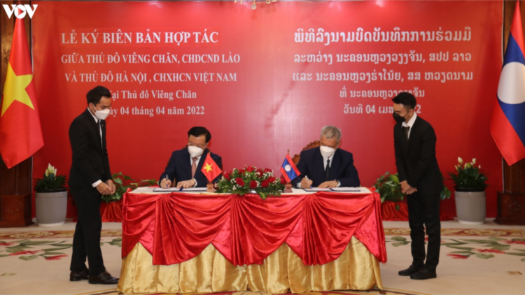 Ting xay bhrợ C’moo Đoàn kết zr’ziêng 2022: Bâc vel đong âng Lào lâng Việt Nam t’bhlâng xay bhrợ k’rơ bh’rợ zr’ziêng k’rong bhrợ đh’rưah