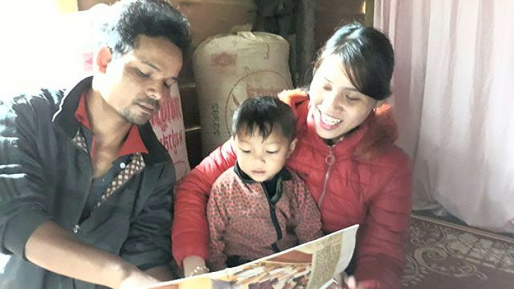 Ađhi k’tứi manứih Vân Kiều choom đọc bêl đhiệp pêê c’moo