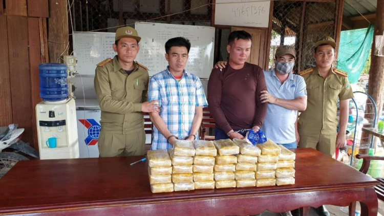 Bộ đội Biên phòng Quảng Trị lâng bh’rợ zâl cha groong ma tuý cóh zr’lụ c’noong k’tiếc