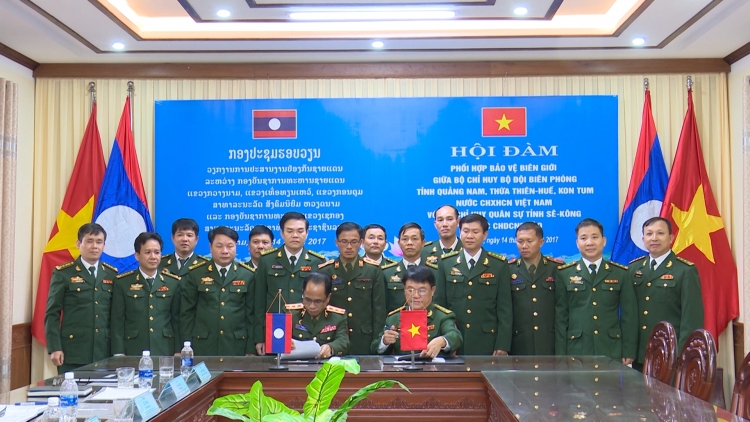 Video: HỘI ĐÀM GIỮA  BỘ ĐỘI BIÊN PHÒNG 03 TỈNH: QUẢNG NAM, KON TUM, THỪA THIÊN- HUẾ VỚI BỘ CHỈ HUY QUÂN SỰ TỈNH SÊ KÔNG