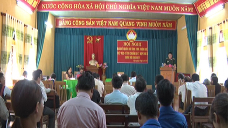 Apêê đại biểu Quốc hội tỉnh Thừa Thiên Huế tr’lum lâng đhanuôr