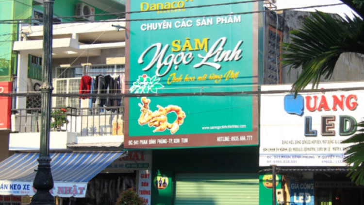 Kon Tum: Tọom cửa hàng pa câl a lắc, pr’đươi sâm Ngọc Linh cắh ghít tơơm ríah
