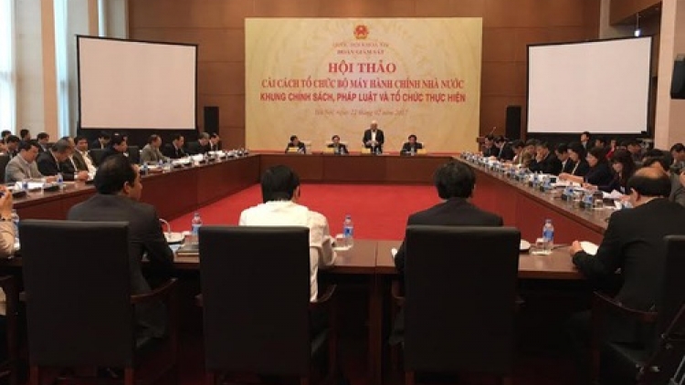 Hội thảo Padưr paliêm tổ chức bộ máy hành chính nhà nước-Khung chúng sách, pháp luật lâng lêy bhrợ têng