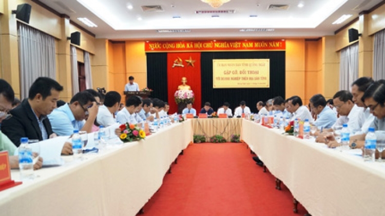 Quảng Ngãi: Prá xay lâng doanh nghiệp đắh chính sách thuế