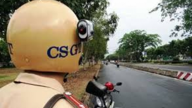 Tiền Giang: Ra’văng đợc 60 pr’nơng bảo hiểm vêy camera đoọng ha cảnh sát c’lâng c’tốch