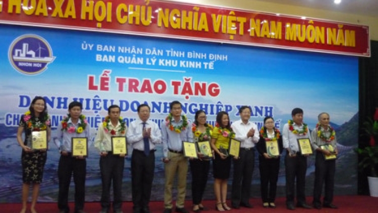 Bình Định: Cher đoọng chứng nhận doanh nghiệp t’viêng 2016 đoọng ha pêê doanh nghiệp bhrợ têng liêm bh’rợ zư lêy môi trường