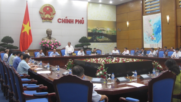 Phó Thủ tướng Trương Hoà Bình k’đhợơng lêy pr’họp pa liêm râu căh liêm môi trường biển