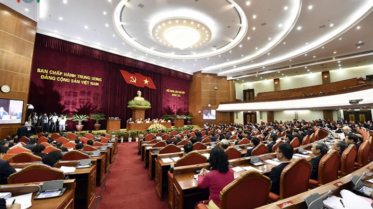 Hội nghị Trung ương 7 đoọng boóp p’rá đăh Đề án pa liêm chính sách zên lương