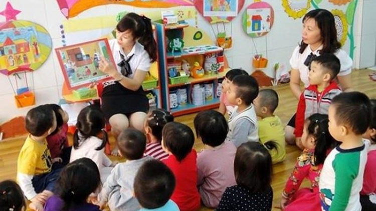 Nắc lêy vêy chứng chỉ bh’rợ tr’nêng đoọng ha giáo viên mầm non
