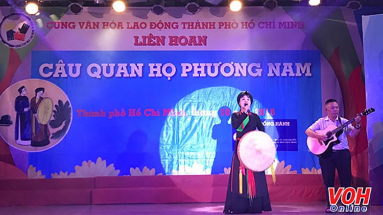 TPHCM g’lúh tr’nơợp bhrợ têng Liên hoan quan họ phương Nam
