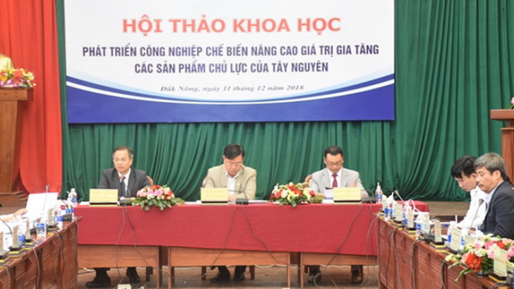 Pa dưr công nghiệp chế biến ha dưr dal chr’nắp pa dưr apêê bh’nơơn bha lâng Tây Nguyên