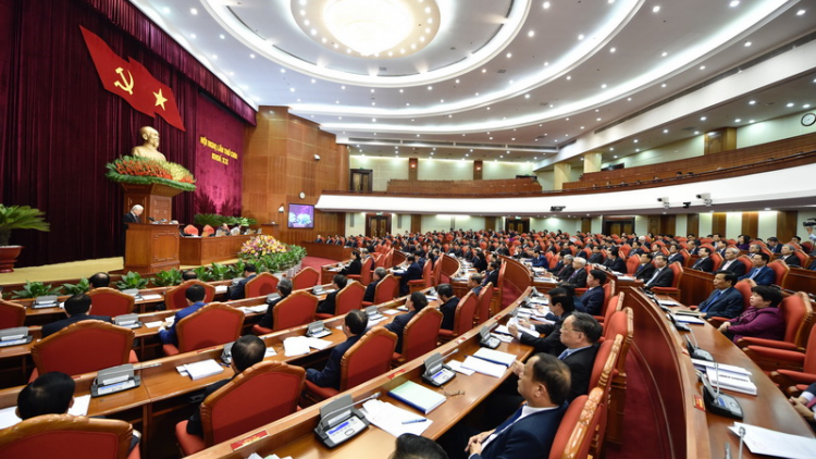 Xay trúih xa nay báo chí ooy t’ngay bhrợ bhiệc tr’nơợp âng Hội nghị g’lúh 9 Ban chấp hành Trung ương Đảng khóa XII
