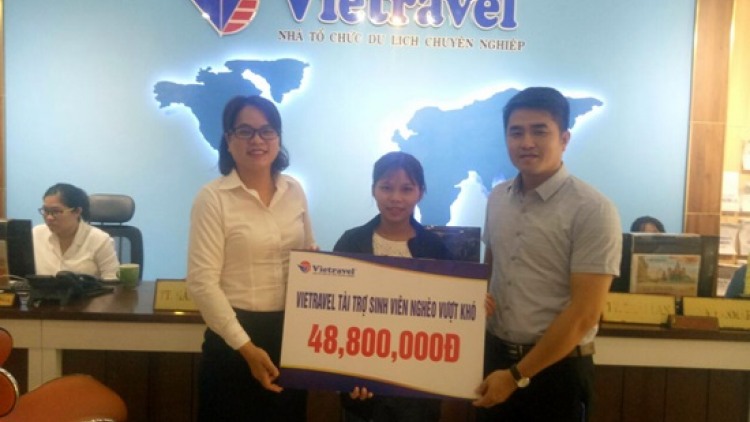 Vietravel zooi đoọng k’noọ 50 ức đồng ha sinh viên đha rựt z’lấh k’đháp