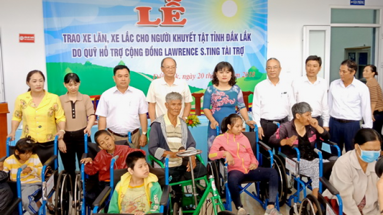 Đắk Lắk: Cher 100 bệê xe lăn đoọng ha ma nuýh khuych goo