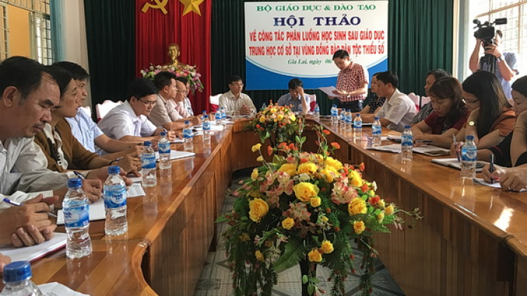 Gia Lai: Hội thảo pác n’lung xang giáo dục THCS zr’lụ đha nuôr acoon cóh