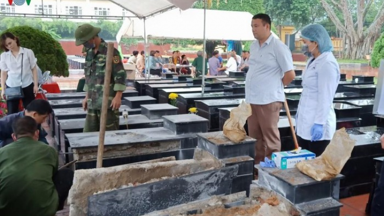 Bộ trưởng Bộ Lao động Thương binh lâng Xã hội k’đươi bhrợ pa ghit xa nay ping liệt sĩ căh vêy n’hang coh Bắc Kạn